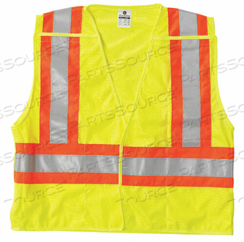 OEM#: 1174-5XBREAKAWAY HI VIS VEST CLASS 2 5XL LIME от ML Kishigo