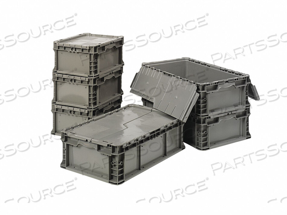 OEM#: NSOA2415-7 GRAYAКОНТЕЙНЕР С ПРИКРЕПЛЕННОЙ КРЫШКОЙ, СЕРЫЙ от Lewisbins