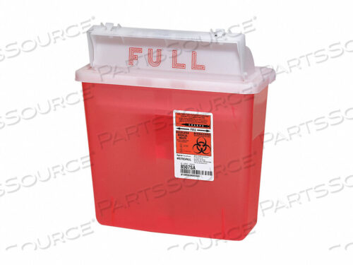 OEM#: K5SS1007КОНТЕЙНЕР SASHARPS 1-1/4 ГАЛЛОНА КРАСНЫЙ PK5 от Kendall - Covidien