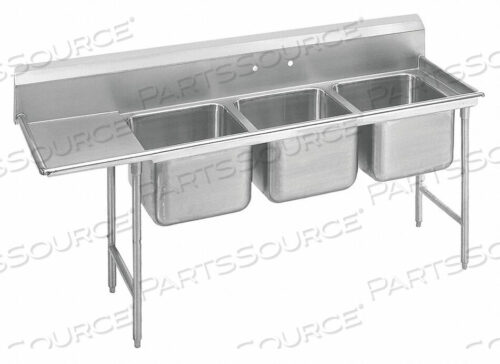 OEM#: 9-43-72-24LМОЙКА ДЛЯ КУХОННОЙ ГОЛОВКИ С ЛЕВЫМ СЛИВОМ НА ПОЛУ от Advance Tabco