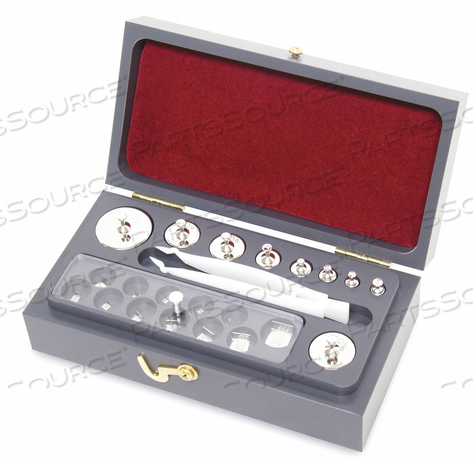 OEM#: 12457MVWEIGHT KIT LEAF 100G TO 1MG SS CLASS 1 от Rice Lake Weighing Systems