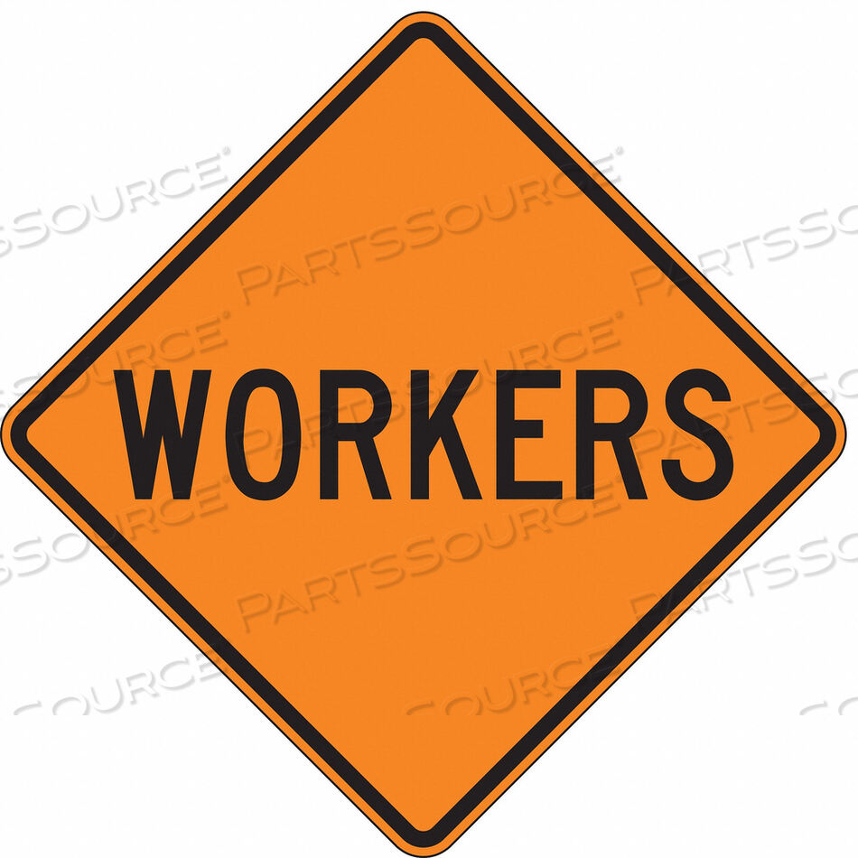 OEM#: W21-1-30HAЗНАК ДОРОЖНОГО СТРОИТЕЛЬСТВА 30 H 30 W ALUM от Lyle Signs Inc.