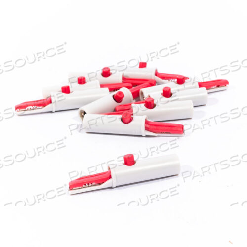 Заменяет AirLife (также известную как SunMed Group, LLC) 9001780024MM ЭКГ КНОПКА-БАНАН АДАПТЕР АЛЛИГАТОР ЗАЖИМ