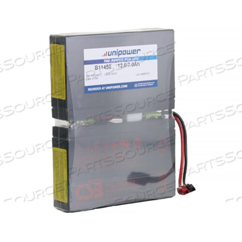 Заменяет АККУМУЛЯТОРНЫЙ КАРТРИДЖ 2375-APTRIPP LITE RBC62-1U от R&D Batteries, Inc.