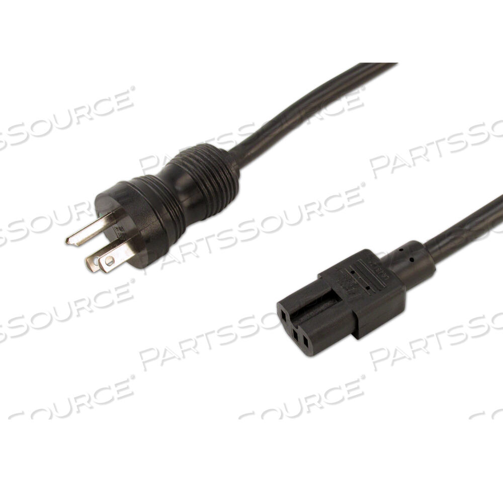 Заменяет Chattanooga Group (компания DJO) 20909ШНУР ПИТАНИЯ, 15 А, 125 В, 14 AWG, МЕДИЦИНСКОГО КЛАССА