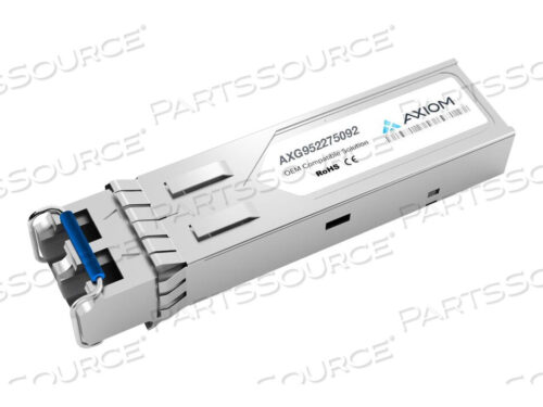 OEM#: AXG952275092Трансивер AXIOM 1000BASE-DWDM SFP для CISCO - DWDM-SFP-5092 - Соответствует TAA от Axiom