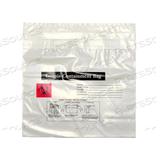OEM#: ECM101010.25 X 10,25 + 2,5LP 2,4 MIL EMESIS CONTAINMENT BAG, 1000/CS от LK Packaging