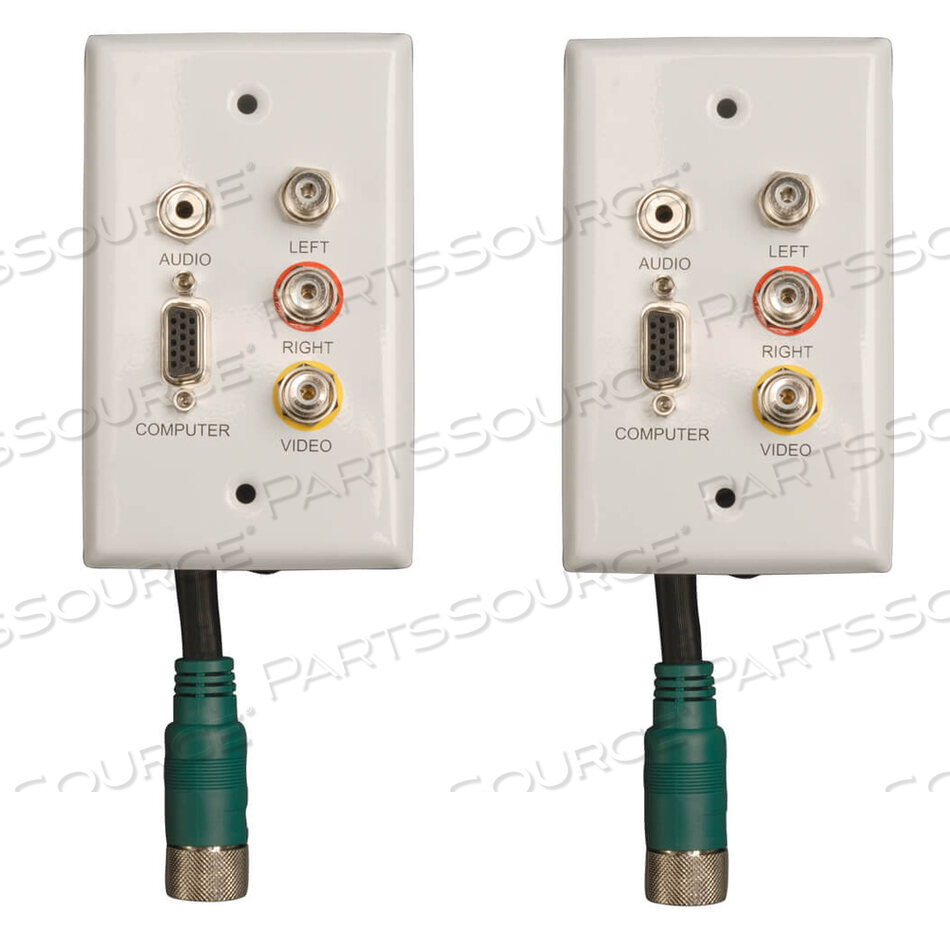 OEM#: EZA-VGACSAF-2EASY PULL TYPE-A VGA СОЕДИНИТЕЛЬНЫЙ КОМПЛЕКТ НАСТЕННАЯ ПЛАСТИНА RCA АУДИО-КОМПОЗИТ от Tripp Lite
