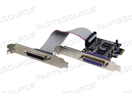 2-ПОРТОВАЯ ПЛАТА ПАРАЛЛЕЛЬНОГО АДАПТЕРА PCI EXPRESS / PCI-E С КРОНШТЕЙНОМ LP - ПАРАЛЛЕЛЬНЫЙ АДАПТЕР - PCIE - IEEE 1284 X 2