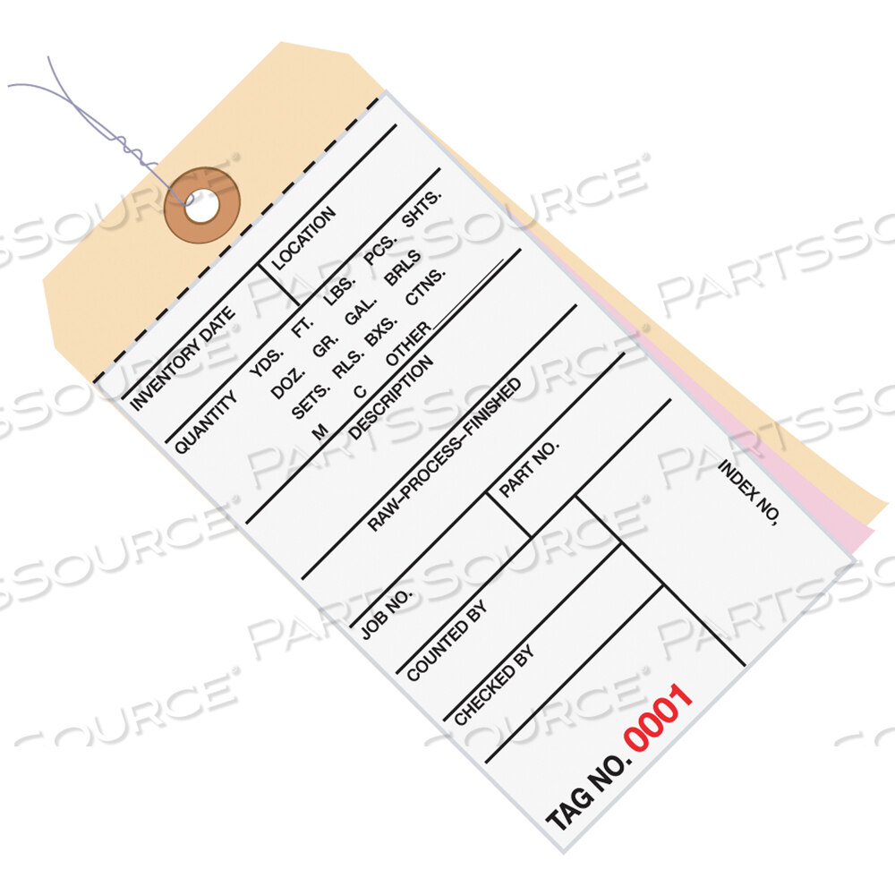 OEM#: G16093ИНВЕНТАРНЫЕ БИРКИ, 3 ЧАСТИ, БЕЗУГОЛЬНЫЕ #8, С ЭЛЕКТРОПРОВОДКОЙ, (4000-4499), 6 1/4 X 3 1/8, БЕЛЫЕ/МАНИЛОВЫЕ, 500 ШТ./КОРОБКА от BOX Partners (Box Acquisitions, LLC)