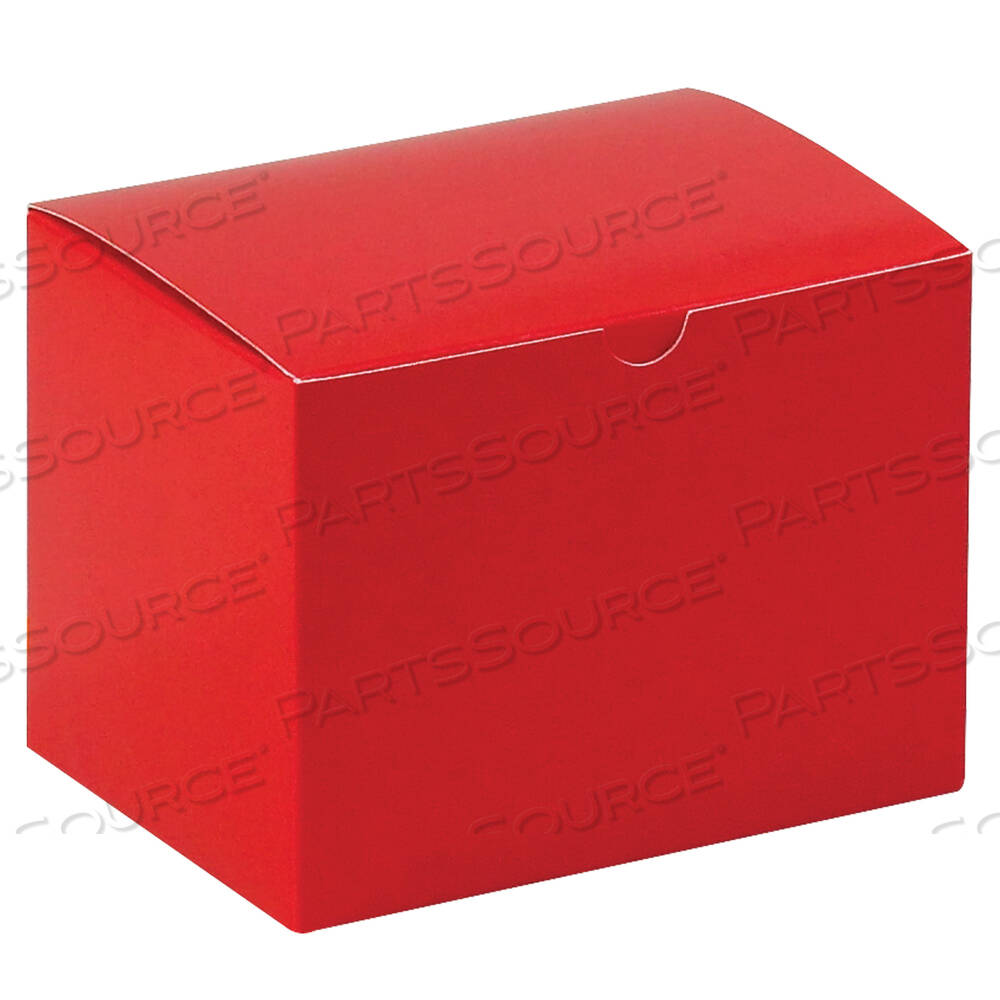 OEM#: GB644RПОДАРОЧНЫЕ КОРОБКИ, 6 X 4 1/2 X 4 1/2, ПРАЗДНИЧНЫЙ КРАСНЫЙ, 100 В КОРОБКЕ от BOX Partners (Box Acquisitions, LLC)