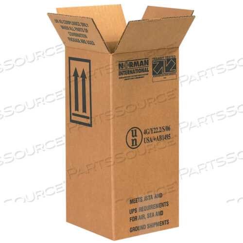 OEM#: HAZ1050 ПЛАСТИКОВЫЕ КОРОБКИ HAZ MAT JUG, 1 - 1 ГАЛЛОН, 6 X 6 X 12 3/4, КРАФТ, 20/ПАКЕТ от BOX Partners (Box Acquisitions, LLC)