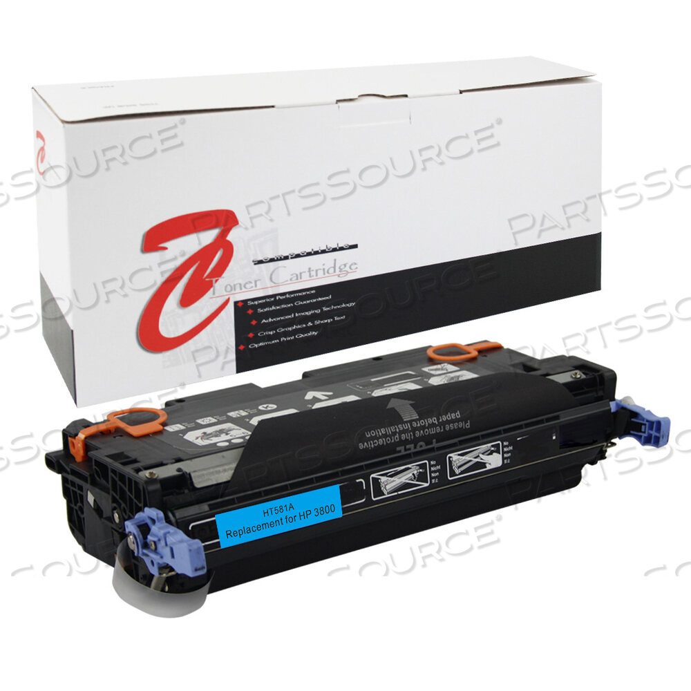 Заменяет тонер-картридж HP (Hewlett-Packard) Q7581A, ЗАМЕНА ДЛЯ HP COLOR LASERJET 3800, HP COLOR LASERJET 3800DTN, HP COLOR LASERJET 3800DN, HP COLOR LASERJET 3800N, HP COLOR L