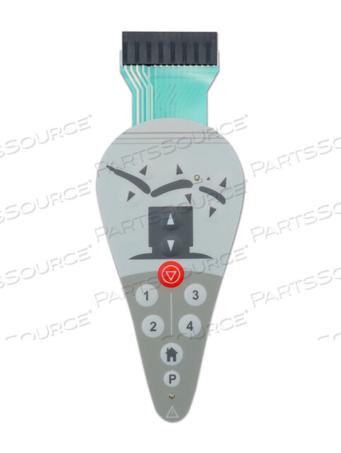 Заменяет Midmark Corp. 015-1116-00ПРОГРАММИРУЕМАЯ МЕМБРАННАЯ ПАНЕЛЬ, 5,05 ДЮЙМА X 2,47 ДЮЙМА