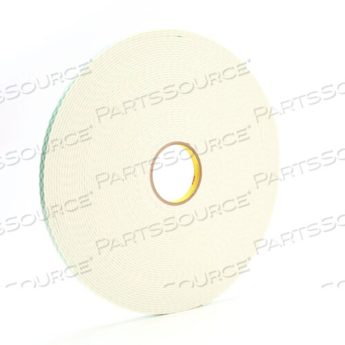 OEM#: 700004848121200-06450 3M ДВУХСТОРОННЯЯ ЛЕНТА ИЗ ВСПЕНЕННОГО УРЕТАНА С ПОКРЫТИЕМ 4008 БЕЛАЯ, 1/2X 36YD 1/8 от 3M Consumer
