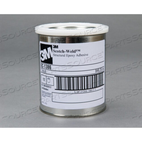 OEM#: 700004632621200-19917 3M-WELD EPOXY ADHESIVE 1386 CREAM, 1 КВАРТА от 3M Consumer