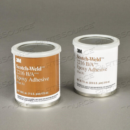OEM#: 700004635821200-20354 3M-WELD EPOXY ADHESIVE 2216 GRAY PART B/A, 1 PINT KIT от 3M Consumer