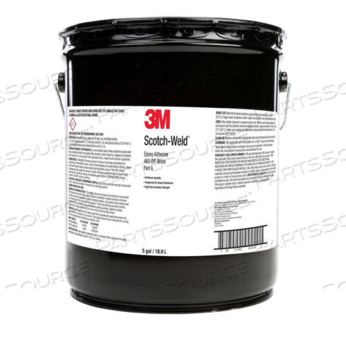 OEM#: 700000087621200-82228 3M-WELD EPOXY ADHESIVE 460 OFF-WHITE PART A, 5 ГАЛЛОНОВ от 3M Consumer