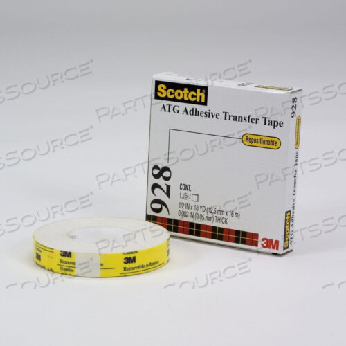 OEM#: 70000485627000048562 ДВУХСТОРОННЯЯ ЛЕНТА SCOTCH® ATG REPOSITIONABLE 928, БЕЛАЯ, 1/4 ДЮЙМА W от 3M Consumer