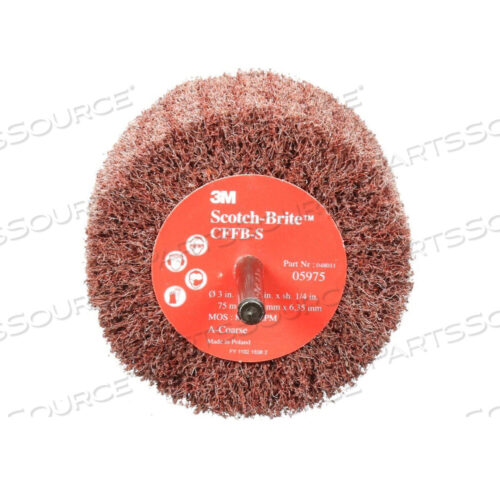 OEM#: 700007797048011-05975 3M-BRITE ФИНИШНАЯ ЛЕПЕСТКОВАЯ ЩЕТКА, 3X1-3/4X1/4, GRIT A CRS от 3M Consumer