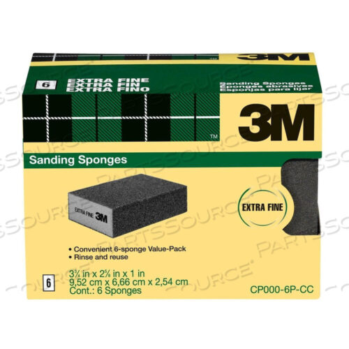 OEM#: 701037786851141-32154 3M ШЛИФОВАЛЬНАЯ ГУБКА CP000-6P-CC, СВЕРХТОНКАЯ, 3,75X 2,625X 1 от 3M Consumer