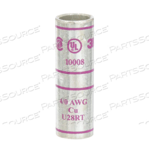 OEM#: 700003137554007-12816 3M МЕДНЫЙ СТАНДАРТНЫЙ ЦИЛИНДРИЧЕСКИЙ СОЕДИНИТЕЛЬ 10008, ДО 35 КВ, 4/0 AWG, ФИОЛЕТОВЫЙ от 3M Consumer