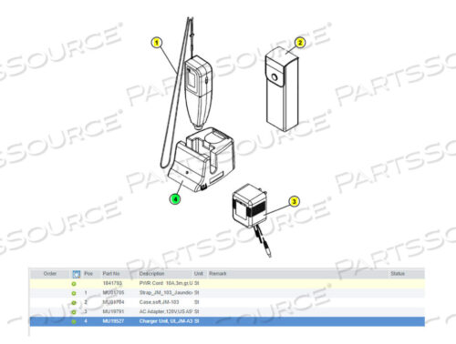 OEM#: MU19527ЗАРЯДНАЯ БАЗА, СООТВЕТСТВУЕТ UL от Draeger Inc.