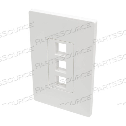 OEM#: N080-103ОДНОСТОРОННЯЯ 3-ПОРТОВАЯ НАСТЕННАЯ ПЛАТА KEYSTONE CAT5/6 USB/HDMI/DP/RCA TAA от Tripp Lite