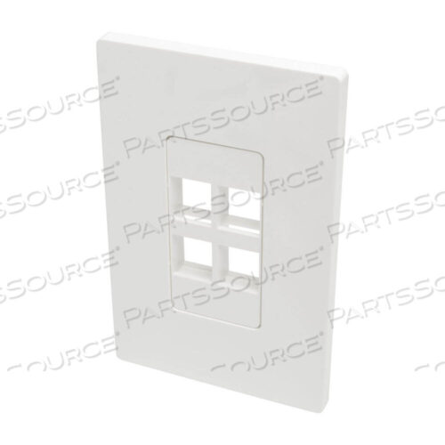 OEM#: N080-104ОДИНАРНАЯ 4-ПОРТОВАЯ НАСТЕННАЯ ПЛАТА KEYSTONE CAT5/6 USB/HDMI/DP/RCA TAA от Tripp Lite