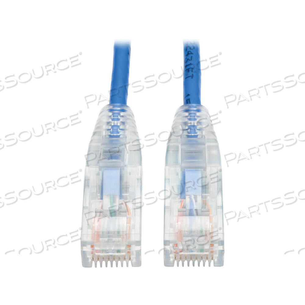 OEM#: N201-S01-BLETHERNET CABLE, CAT 6 GIGABIT SNAGLESS SLIM (UTP), RJ45 M/M, СИНИЙ, 1 фут от Tripp Lite