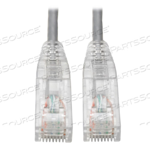 OEM#: N201-S8N-GYETHERNET CABLE, CAT 6 GIGABIT SNAGLESS SLIM (UTP), RJ45 M/M, GRAY, 8 IN by Tripp Lite