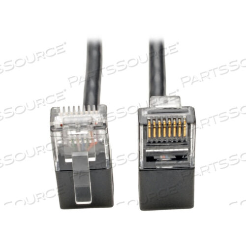 OEM#: N201-SR2-BK КАБЕЛЬ ETHERNET, CAT 6 GIGABIT SNAGLESS SLIM (UTP), ПРАВЫЙ УГОЛ, RJ45 M/M, ЧЕРНЫЙ, 2 ФУТА от Tripp Lite