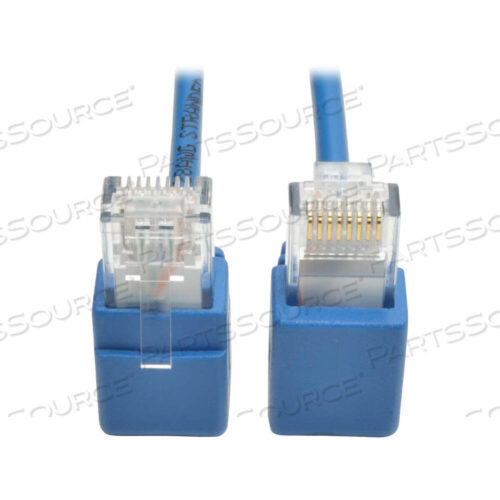 OEM#: N201-SR2-BLETHERNET CABLE, CAT 6 GIGABIT SNAGLESS SLIM (UTP), ПРЯМОЙ УГОЛ, RJ45 M/M, СИНИЙ, 2 ФУТА от Tripp Lite