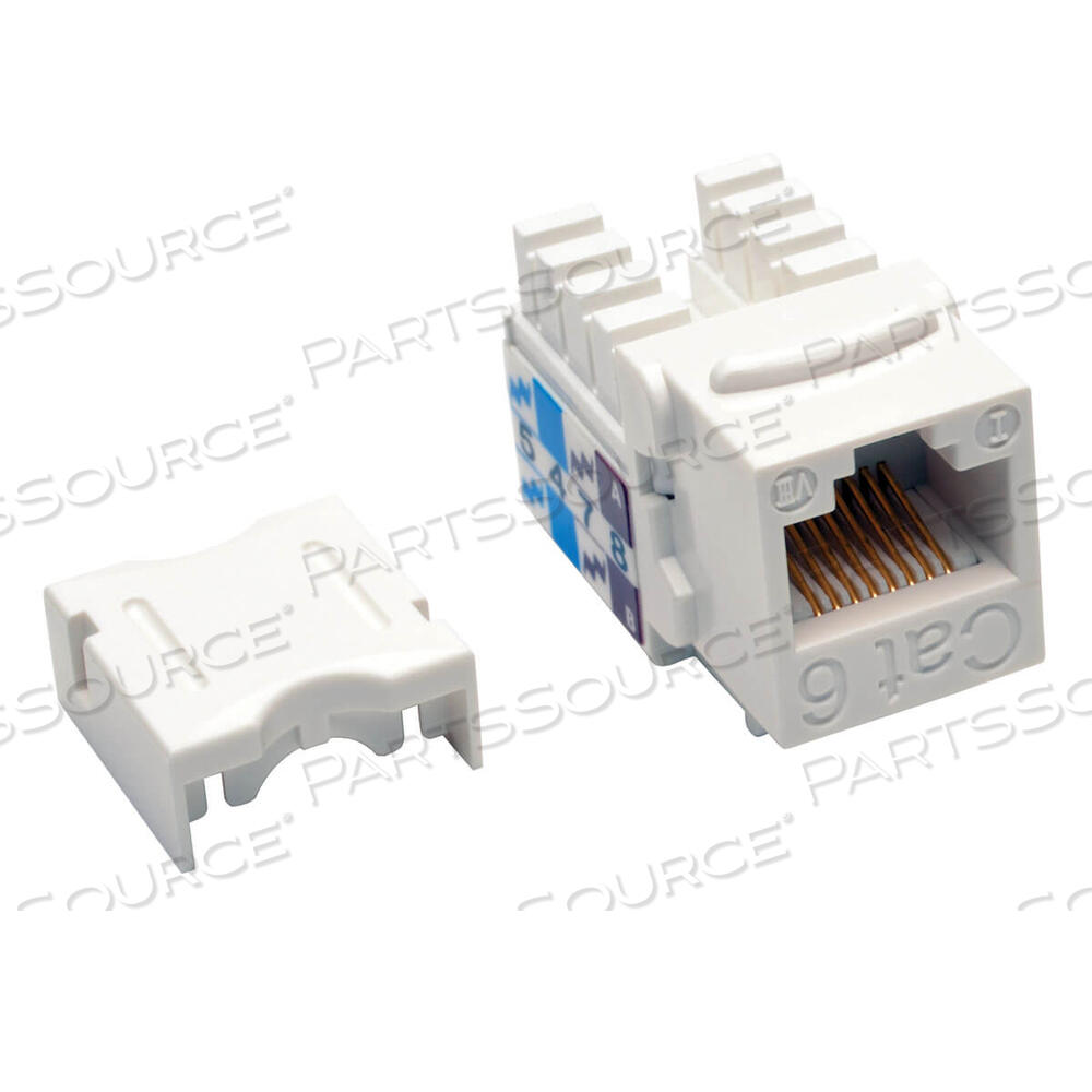 OEM#: N238-025-WHCAT6 CAT5E 110 STYLE PUNCH DOWN KEYSTONE JACK БЕЛЫЙ 25-PACK TAA от Tripp Lite