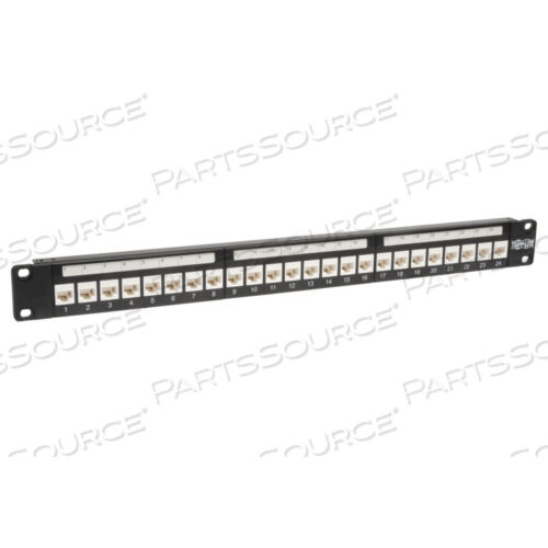 OEM#: N250-024-LP24-PORT CAT6 CAT5E НИЗКОПРОФИЛЬНАЯ СКВОЗНАЯ ПАТЧ-ПАНЕЛЬ RJ45 1U TAA от Tripp Lite
