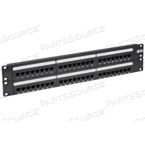 OEM#: N252-04848-PORT CAT6 PATCH PANEL RACKMOUNT 110 RJ45 ETHERNET 2U 568B TAA от Tripp Lite