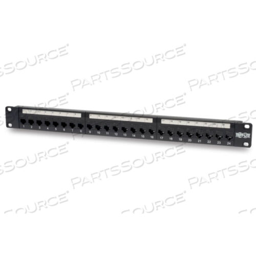 OEM#: N254-02424-PORT CAT6 сквозная коммутационная панель 568A/B RJ45 1URM TAA от Tripp Lite