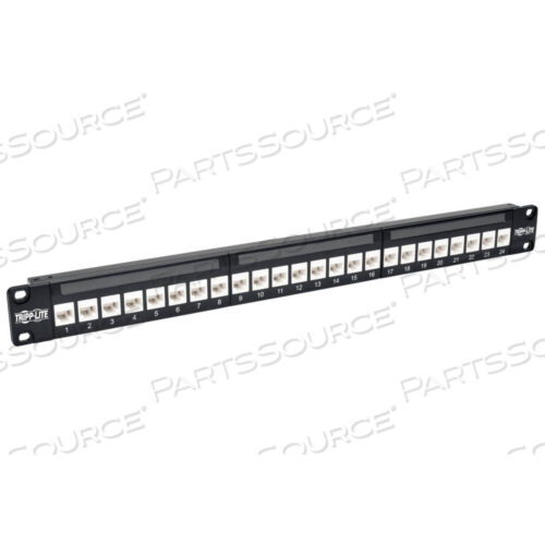 OEM#: N254-024-6A24 ПОРТОВАЯ СТОЙКА CAT6A ПРОХОДНАЯ ПАТЧ-ПАНЕЛЬ RJ45 ETHERNET 1U от Tripp Lite