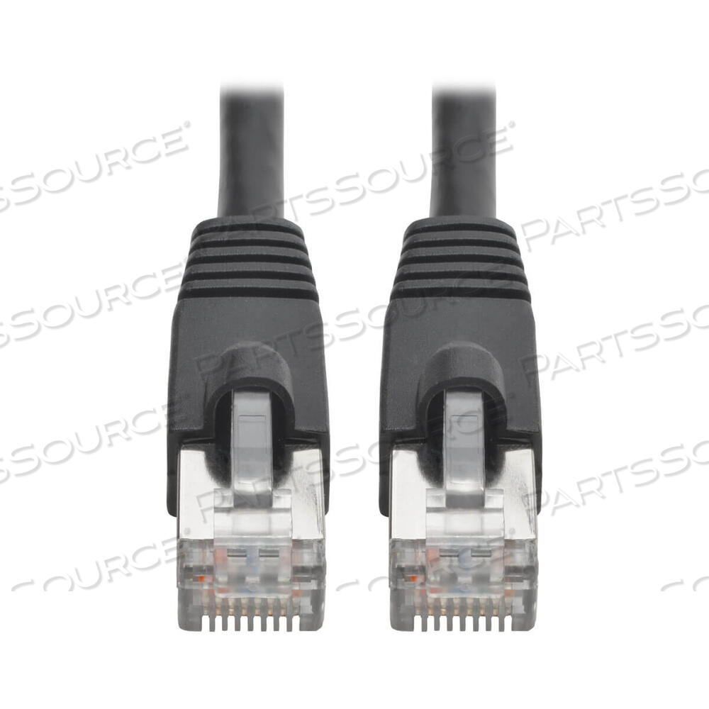 OEM#: N262-003-BKCAT6A SNAGLESS SHIELDED STP PATCH CABLE 10G, POE, ЧЕРНЫЙ M/M 3 ФУТА от Tripp Lite