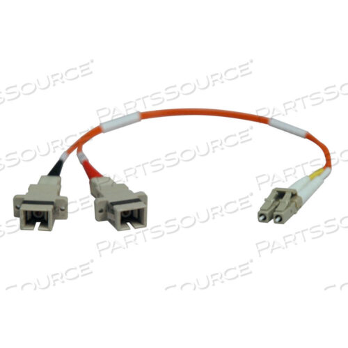 OEM#: N458-001-620.3M ДУПЛЕКСНЫЙ МНОГОМОДОВЫЙ ОПТОВОЛОКНО 62.5/125 АДАПТЕР LC-M/SC-F 1 ФУТ от Tripp Lite