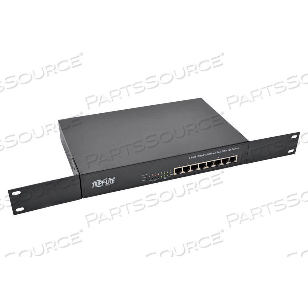 OEM#: NG8POE8PORT GIGABIT ETHERNET SWITCH RACKMOUNT UNMANAGED W/POE METAL 1U от Tripp Lite