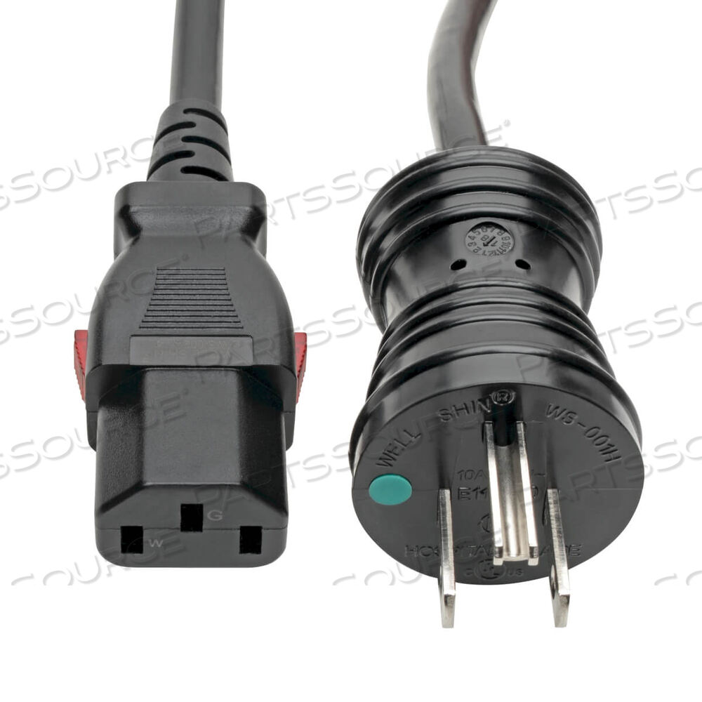OEM#: P006-L06-HG106FT 18 AWG NEMA 5-15P - C13 ШНУР ПИТАНИЯ МЕДИЦИНСКОГО КЛАССА - ЧЕРНЫЙ от Tripp Lite