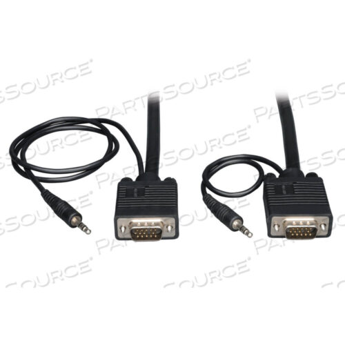 OEM#: P504-006VGA коаксиальный кабель для монитора высокого разрешения HD15 аудио 3,5 мм M/M 6 футов от Tripp Lite
