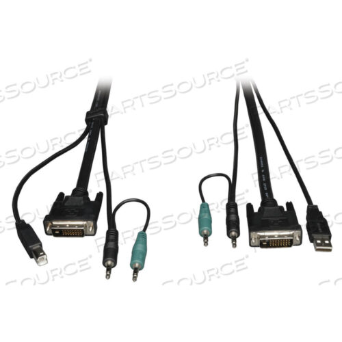 OEM#: P759-015КОМПЛЕКТ КАБЕЛЕЙ ДЛЯ ПЕРЕКЛЮЧАТЕЛЯ KVM 15 ФУТОВ ДЛЯ B002-DUA2 / B002-DUA4 SECURE 15 от Tripp Lite