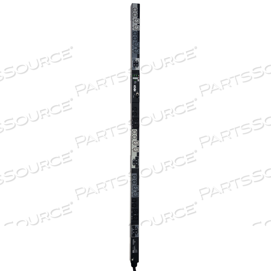 PDU 3-ФАЗНЫЙ ПЕРЕКЛЮЧАЕМЫЙ 220В/230В 27.6КВТ C13 C19 IEC309 63A КРАСНЫЙ 0U