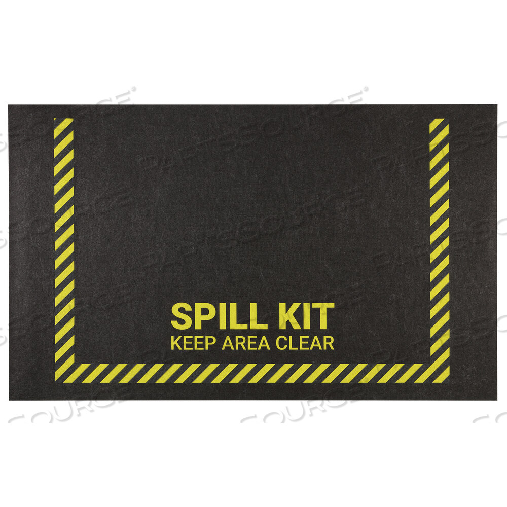 OEM#: GRPWS3509-BKPIG СООБЩЕНИЕ О БЕЗОПАСНОСТИ НА СТАНЦИИ УДАЛЕНИЯ РАЗЛИВОВ GRIPPY FLOOR MAT от New Pig Corporation