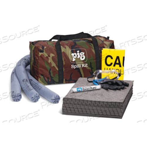 OEM#: KIT298PIG НАБОР ДЛЯ УСТРАНЕНИЯ ПРОЛИВОВ В КАМУФЛЯЖНОЙ СПОРТИВНОЙ СУМКЕ от New Pig Corporation