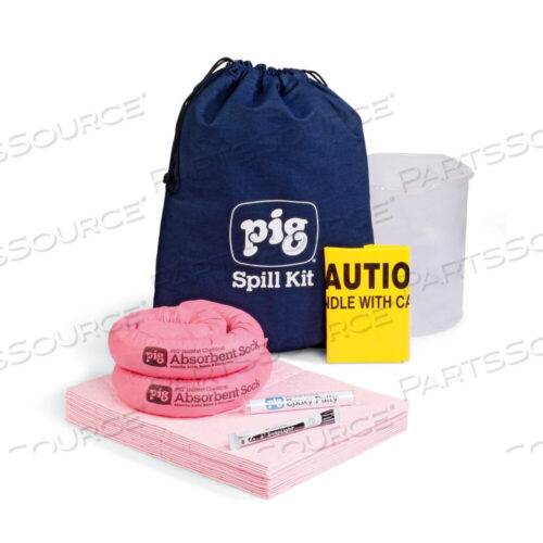 OEM#: KIT306PIG НАБОР ДЛЯ УСТРАНЕНИЯ ПРОЛИВОВ ОПАСНЫХ ВЕЩЕСТВ В ДЖИНСОВОЙ СУМКЕ от New Pig Corporation