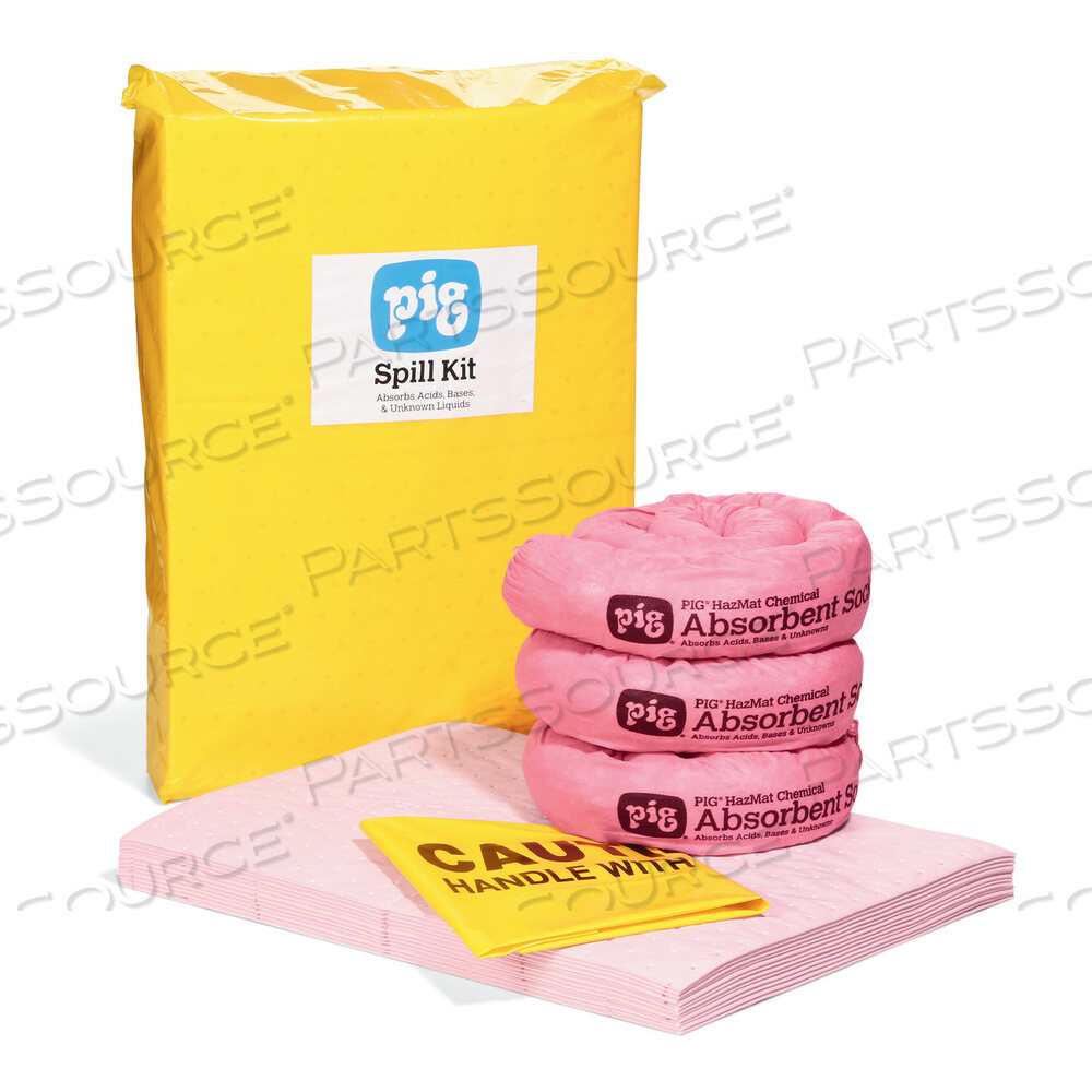 OEM#: KIT342ЗАПРАВОЧНЫЙ БЛОК ДЛЯ КОМПЛЕКТОВ ДЛЯ УСТРАНЕНИЯ ПРОЛИВОВ PIG HAZMAT ECONOMY В СПОРТИВНОЙ СУМКЕ от New Pig Corporation