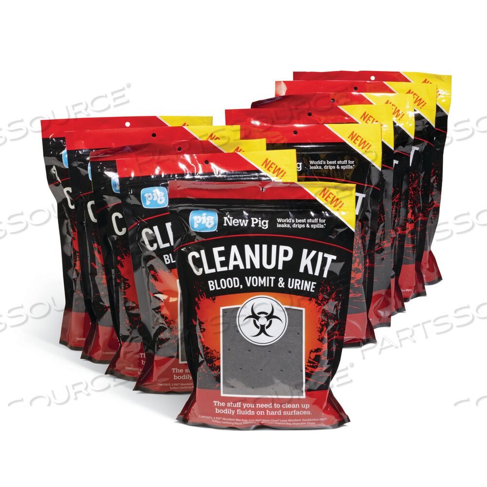 OEM#: KIT5006PIG BLOOD, VOMIT & URINE CLEANUP KIT by New Pig Corporation